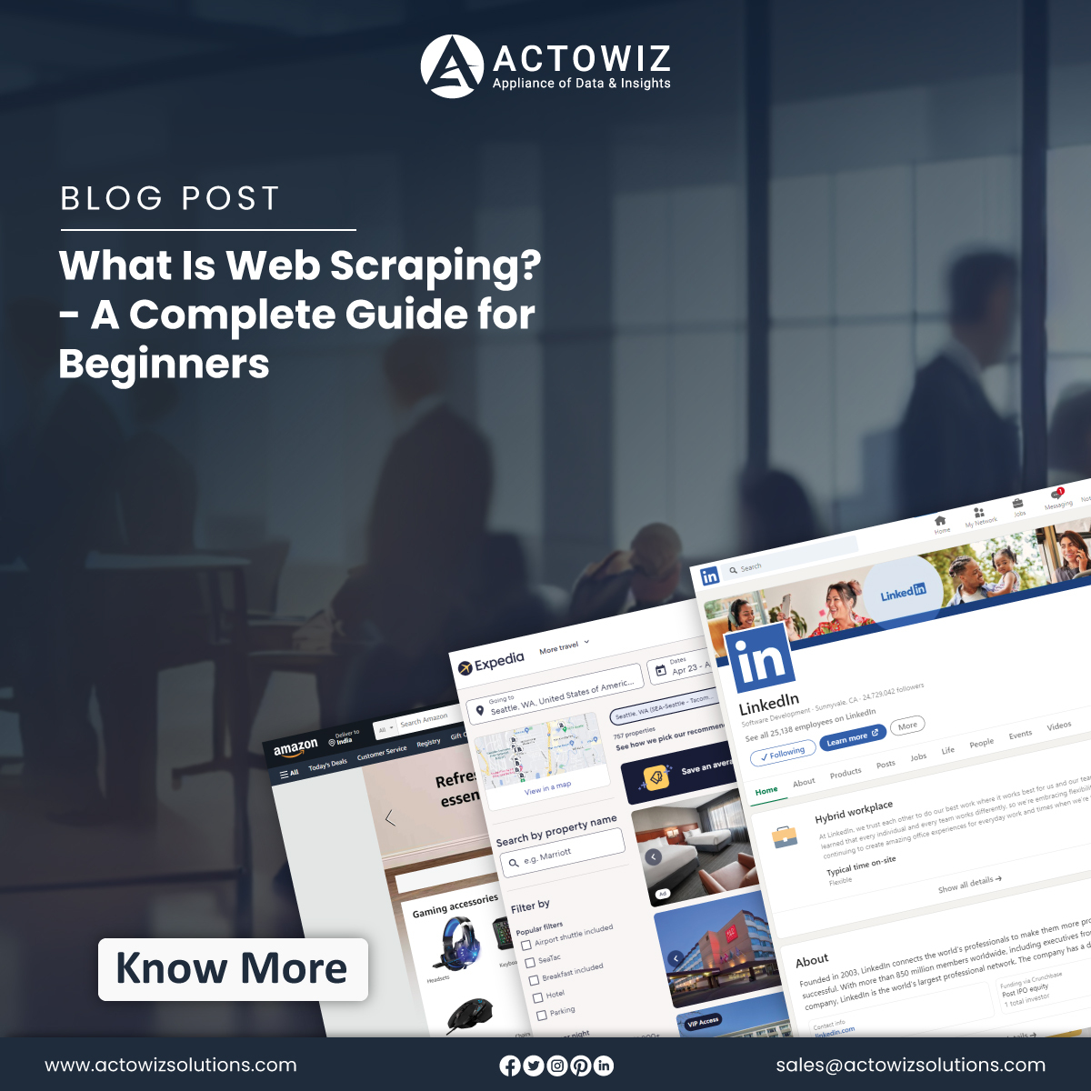 actowizsolution's tweet image. In today's competitive world, everybody wants ways to innovate and use new skills. #Webscraping (or #datascraping or #webdataextraction) is an automated procedure that #scrapesdatafromwebsites and exports that in structured formats.
>> actowizsolutions.com/what-is-web-sc…
#actowizsolutions
