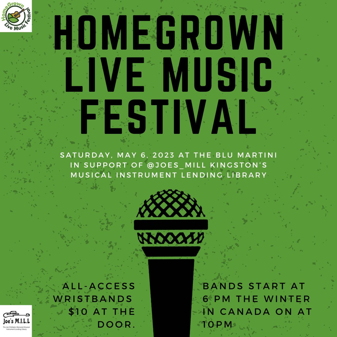 WinterinCanada's tweet photo. 17 days !!! the countdown is on! The 15th annual @homegrownliveygk Live Music Festival takes place Saturday, May 6, 2023 at the @blumartini_ygk as part of the @originalog51 Wristbands $10 at the door of each venue. We'll be playing at 10pm 

https://t.co/qUT4WngFcJ https://t.co/3pNrYNkqUS