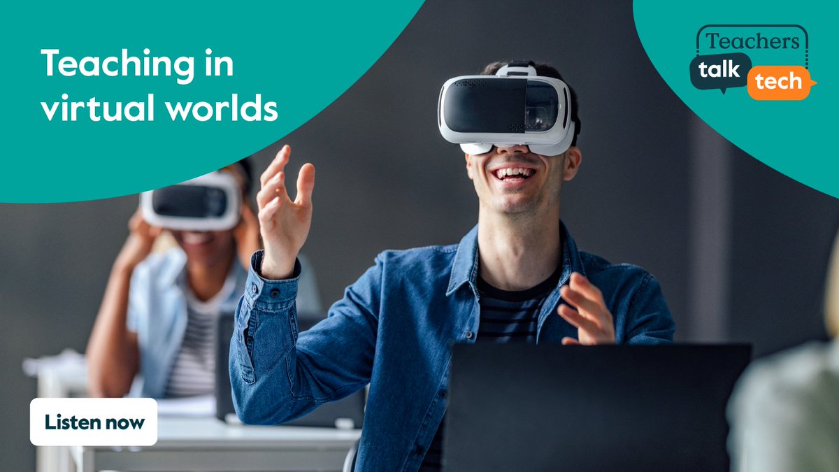 CambridgeEngSP's tweet image. Descubre los mejores consejos para integrar la realidad virtual dentro y fuera del aula. Nuestro último episodio del podcast #TeachersTalkTech  ya está disponible 👩💻🎧️
👉open.spotify.com/episode/7k08yt…
#Virtualreality #languageteaching #edtech #educationtechnology #teachingtips #RV