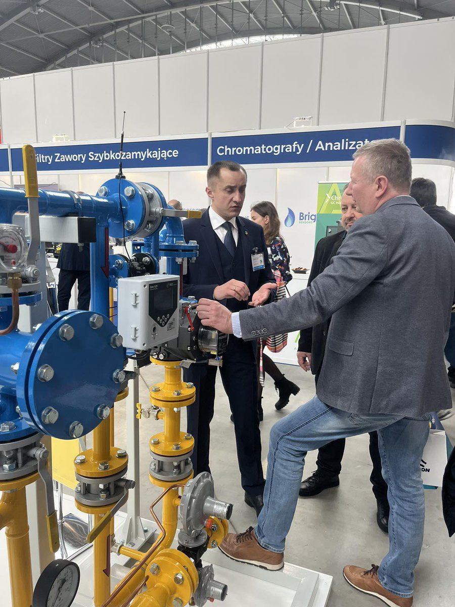 GasRegional's tweet photo. 🔥Regional Gas Company began working at the international gas exhibition Expo-Gas, held in the Polish city of Kielce. Oleksiy Tiutiunnyk, CEO RGC, leads the Ukrainian delegation. https://t.co/yHm5pTqP9c