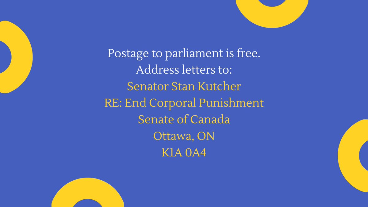 Children deserve protection from violence in all forms. Repealing section 43 of the criminal code is one small step on Canada’s path of #reconciliation & improving the lives of all children. #Repeal43 #CallToAction6

I hope to hear from young people on this issue. Details below.