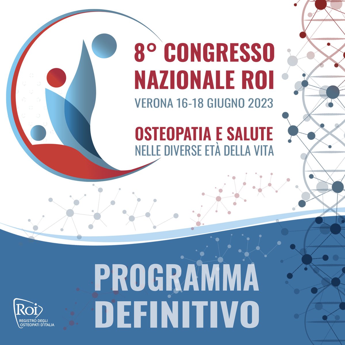 Avete già provveduto all’iscrizione all'8° #CongressoROI2023, vero? 
registro-osteopati-italia.com/iscrizione-con…
È ora online il programma definitivo: registro-osteopati-italia.com/programma-2023/
Ci aspettano 3 giorni all'insegna di grandi e interessanti opportunità di confronto e crescita personale e professionale!