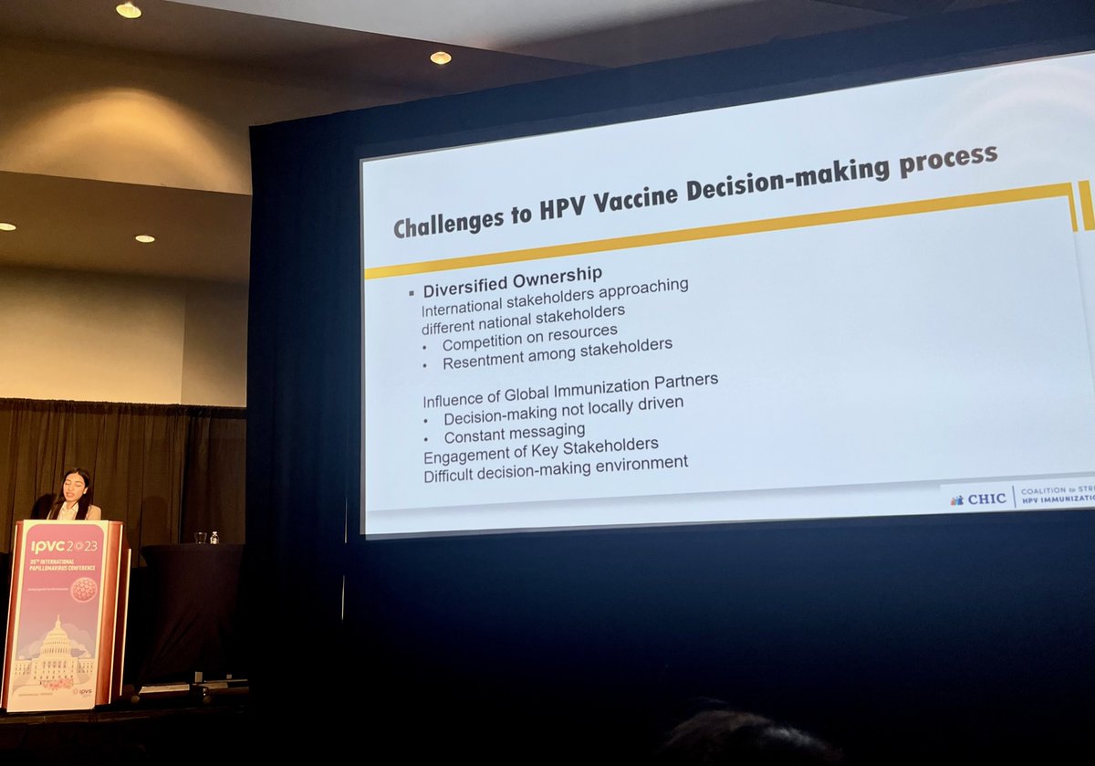 HPV_CHIC's tweet photo. Thanks to all who joined our panel this morning on HPV vaccine introduction in LMICs! #IPVC2023 Learn more about our work on this important topic: https://t.co/cSB3fu3TQq https://t.co/iWPkJ2Yo9q