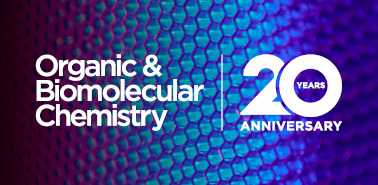 OrgBiomolChem's tweet photo. 🎉The next entry in our 20th anniversary series celebrating prominent authors who published in @OrgBiomolChem across the years is now online! 
You can read the interview from Professor Luis Domingo @Luisrdomingo @UV_EG here🔽 
https://t.co/YecBKkbSry https://t.co/qzm5CiO4nm