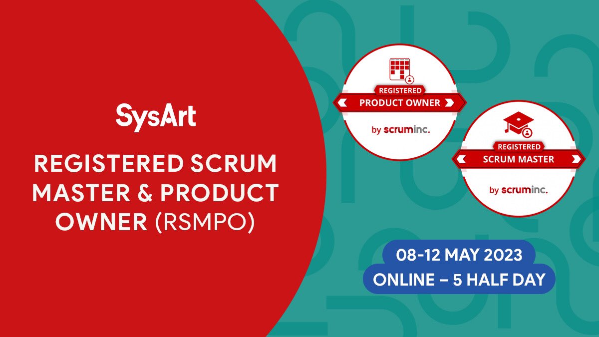 Join our Registered #ScrumMaster & #ProductOwner (RSMPO) course and learn from experienced #agile coach @SuhaSelcuk. Develop your skills in both roles and explore the #Scrum framework from the co-creator's perspective. 👉🏽 sysart.consulting/agile-course/r…
#RSMPO #AgileCoaching #SuhaSelçuk
