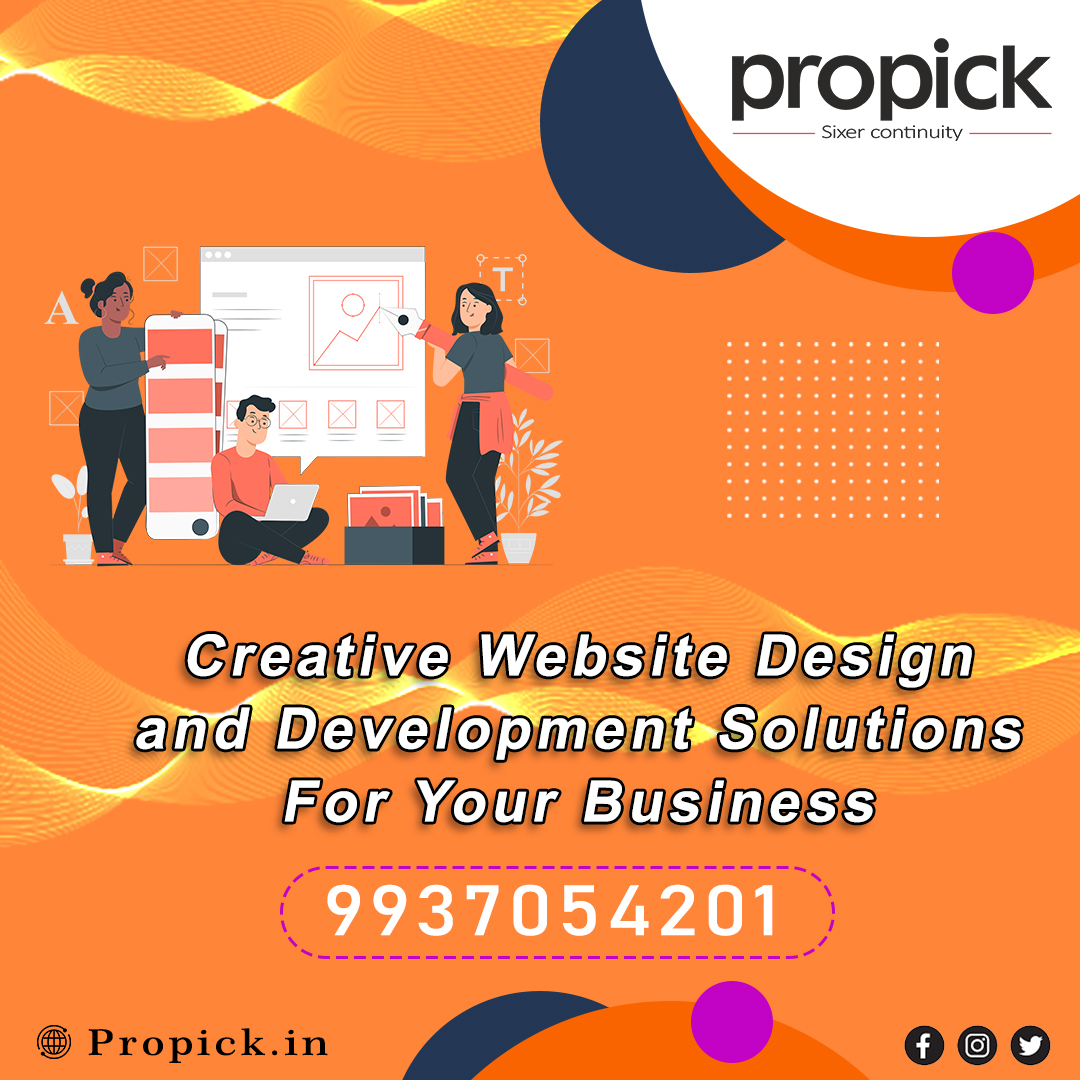 PropickIndia's tweet photo. Finding creative website design and development solutions for your business is easy now with #Propick!! Call #Propick expert designing and development team today.
📞 09937054201
🌏 https://t.co/S5ekHdm99A
#websitedesign #graphicdesign #websitedeveloment #Propick https://t.co/WVfXlS7prx