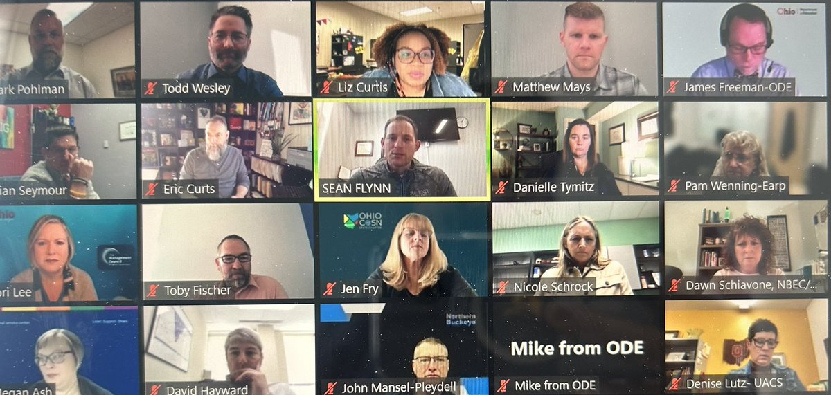 Thanks Ohio EdTech leaders for joining todays #L4L conversation on student/staff EOY burnout approaches-app safety-conference & digital resource updates from @OhioEdTech @Learn21Team  @ericcurts @infohio @ESCCentralOhio @OhioGeg @OhioLearning #OhioCoSN
Pls🙏🏼for @boettnerri family