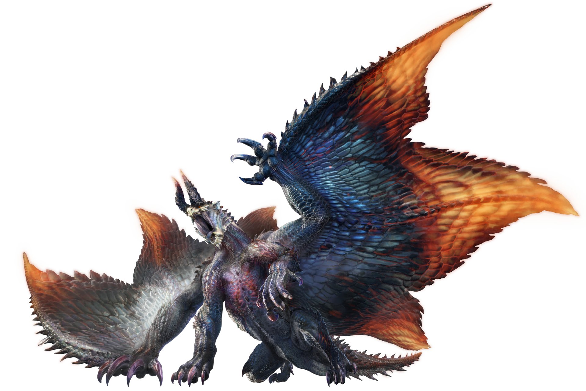 Renders for the new monsters of Monster Hunter Rise!