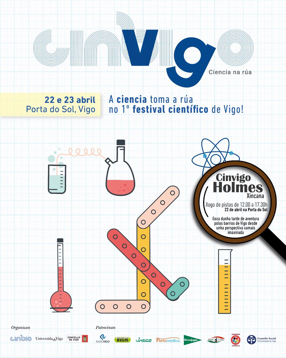 emengol's tweet photo. Primer Festival Científico #CinVigo https://t.co/PxLbElFF9e vía @cinbio_uvigo https://t.co/bO6ivo9oPI