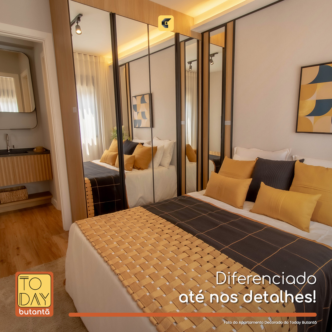 TodaySmartLife's tweet image. Infraestrutura para ar-condicionado, fechadura eletrônica, quarto de casal com largura para cama queen size e tomada USB no apartamento. Esses são apenas algumas das vantagens em escolher o Today #Butantã! Saiba mais em bit.ly/TodayButanta-f…