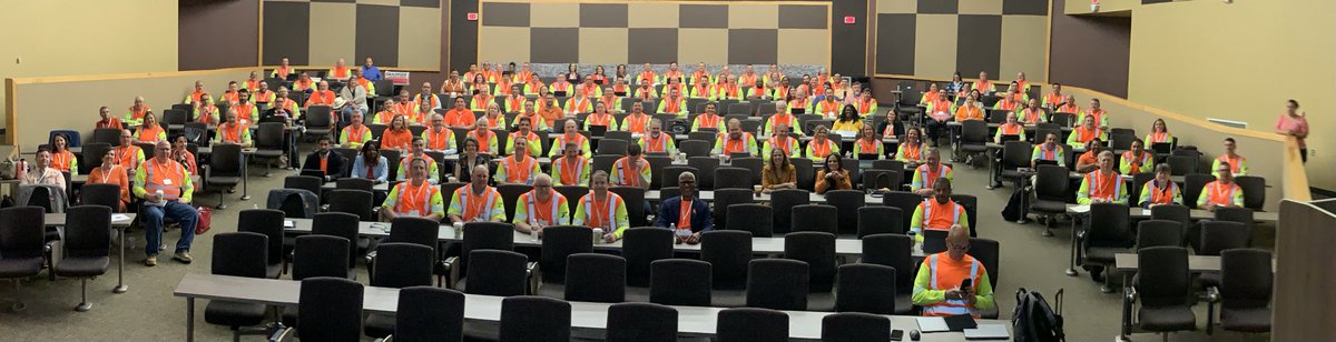 TxDOTCEO's tweet photo. It is #WorkZone Awareness week and wear #Orange4Safety Day @TxDOT. Thank you to our leadership team for representing today!  We can all do more to protect motorists and workers in highway work zones. Slow down, stay focused, be safe. #NWZAW #NWZAW2023 https://t.co/BlYfM33RXv