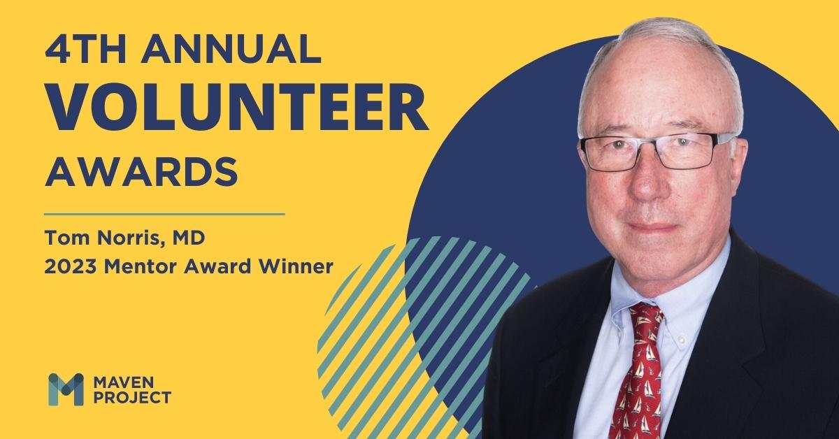 One-on-one mentoring partnerships between physician volunteers and safety net clinicians are one of the many things that make MAVEN Project unique. Join us in congratulating our 2023 Mentor Award winner, Dr. Tom Norris!

ow.ly/VjRM50NMrus

#NVW