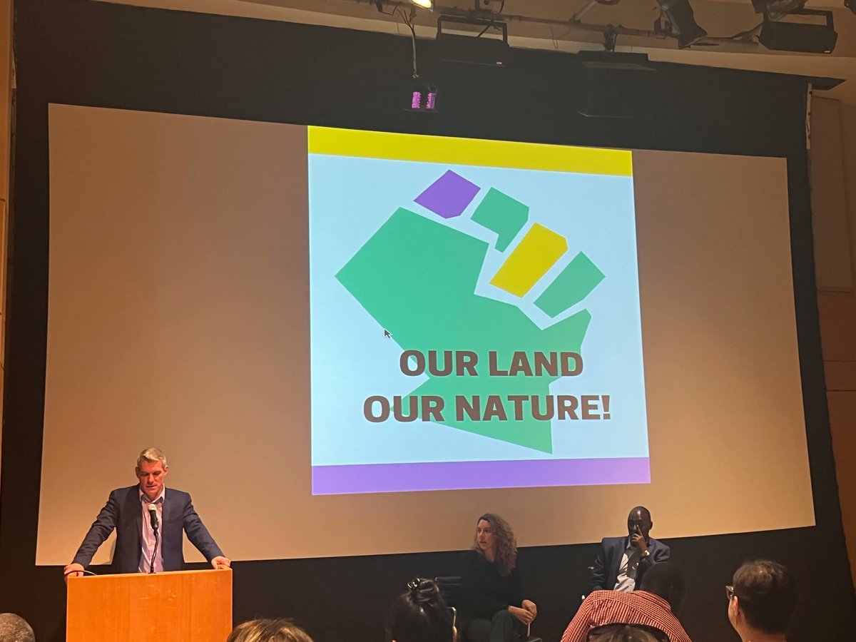 Our Legal Officer, Jennifer Castello, just attended the #OurLandOurNature conference in New York, co-organized with @Survival, to celebrate the publication of #DecolonizeConservation 📸