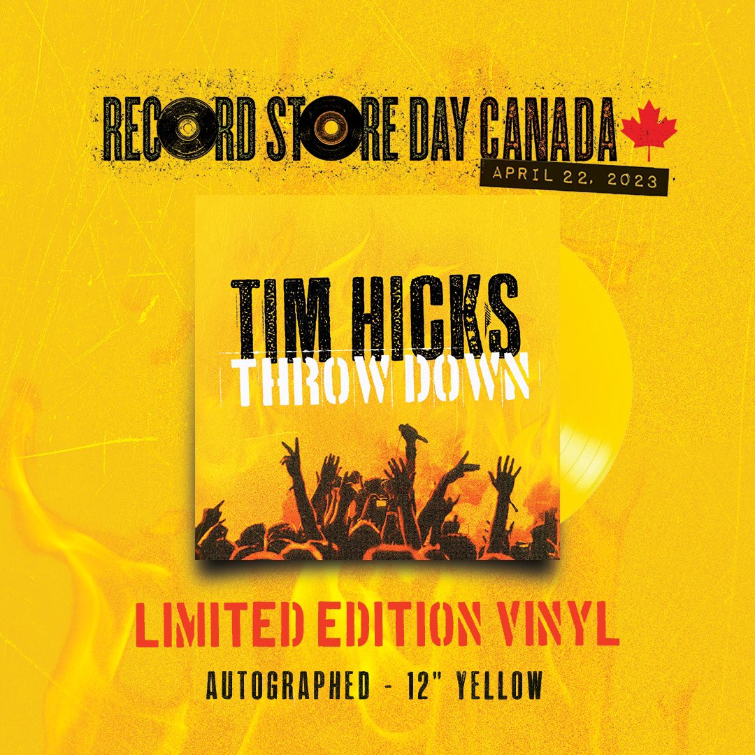 timhicksmusic's tweet photo. See you this Saturday @RSDCanada!! 

I'm doing a few in-store visits + acoustic performances. Come say hi!

10 AM @RevRexHamOnt 
11:30 AM @LooneyTunesCDS 
1 pm @pcvrecords 

#RSD23 #RSD2023 #RecordStoreDay https://t.co/Y1J66ocRL0