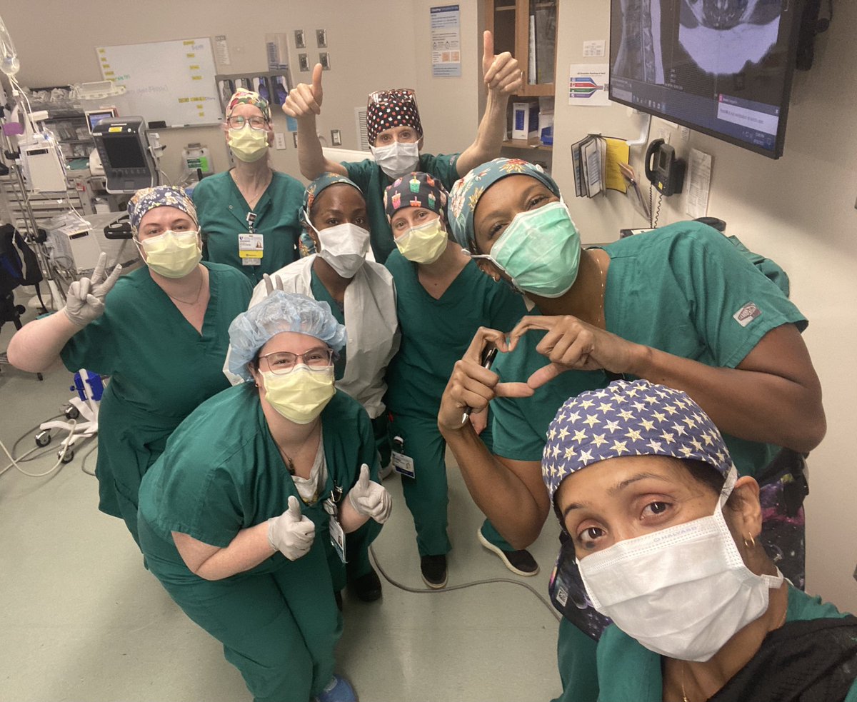 drericksonspine's tweet photo. Delayed tweet…

What’s the opposite of BDE? 

I give you all the way from residents, circulator, scrub, anesthesiologist, surgeon, techs… all ladies! 

‘Twas a unicorn day in such male dominated fields!

The energy was 🔥!
It was an uplifting day!!!
#GirlGang

 @UnOrthoDocMD https://t.co/ICZd9JxeHp