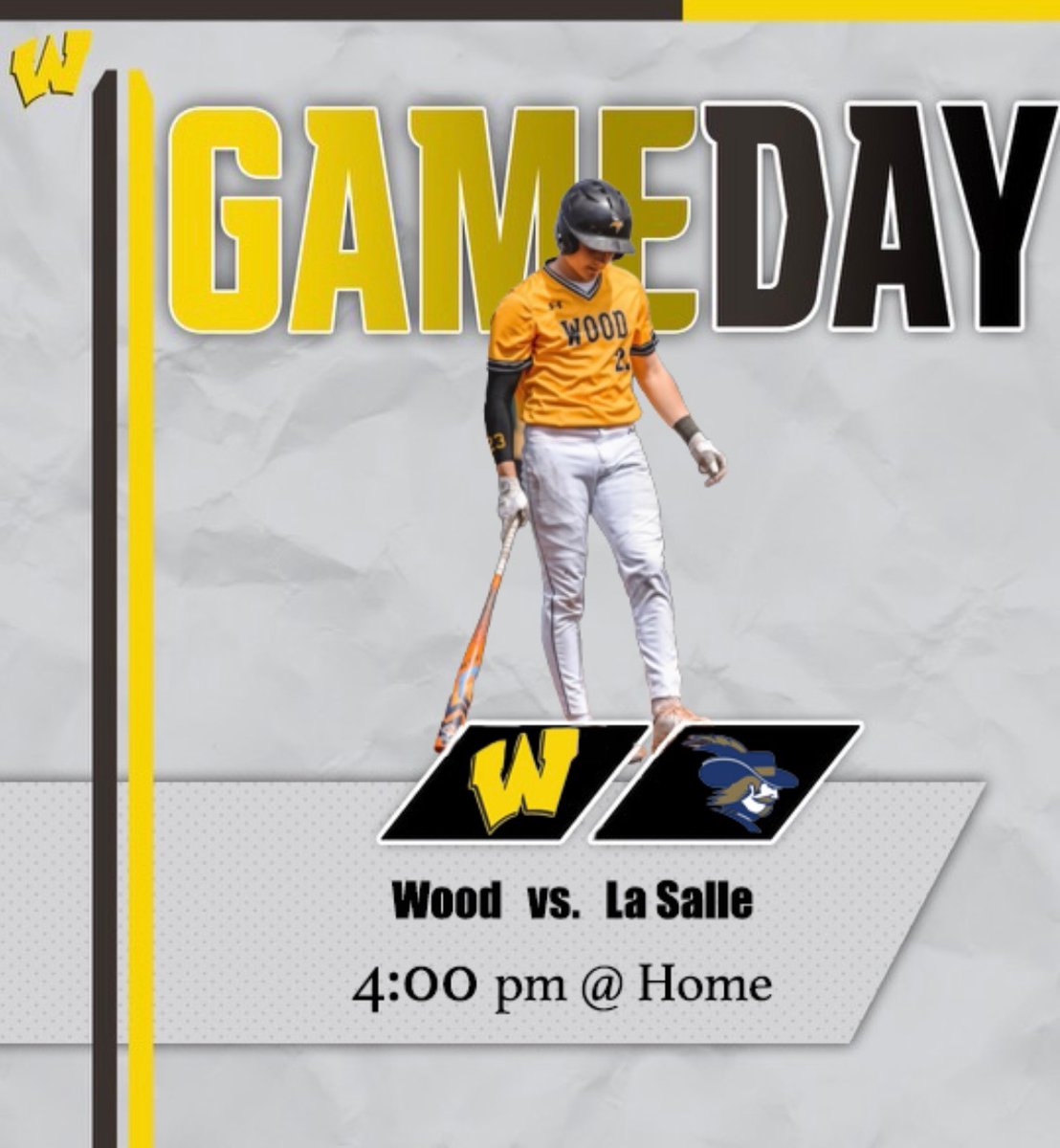 Archbishop Wood Baseball (@woodvikingsbsbl) on Twitter photo Game Day! Vikes host La Salle today. 4:00 start. Go Vikes! <a href="/Wood_Vikings/">Archbishop Wood Athletics</a> <a href="/AOPathletics/">AOPathletics</a> <a href="/BrianKlumpp23/">Brian Klumpp</a> Game Day! Vikes host La Salle today. 4:00 start. Go Vikes! <a href="/Wood_Vikings/">Archbishop Wood Athletics</a> <a href="/AOPathletics/">AOPathletics</a> <a href="/BrianKlumpp23/">Brian Klumpp</a>