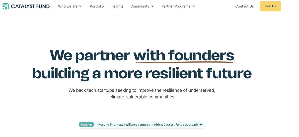 Any startup in Africa building a platform for people to invest into sustainable/regenerative agri farms?

Please DM me !!

>> thecatalystfund.com/join-us