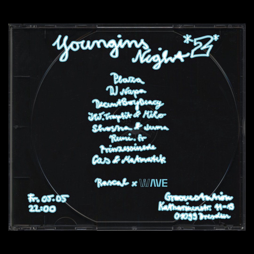 davefestival's tweet photo. WAVE X Youngins Night 〰️ 05.05. @GrooveStationDD
Einlass: 21:30
Start: 22:00
VVK: 7 € Saxticket https://t.co/BzARIyUMlf
Abendkasse: 10 €
#lyrics #beats #sounddesign #rap #concert #davefestival #wave2023 #Dresden https://t.co/5u2YXkMYPp
