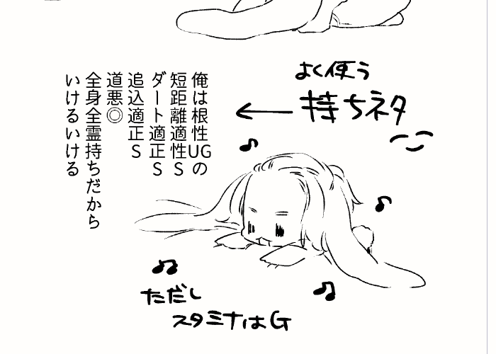 限界原稿同人女同士のラインでよく使う持ちネタです🐎 