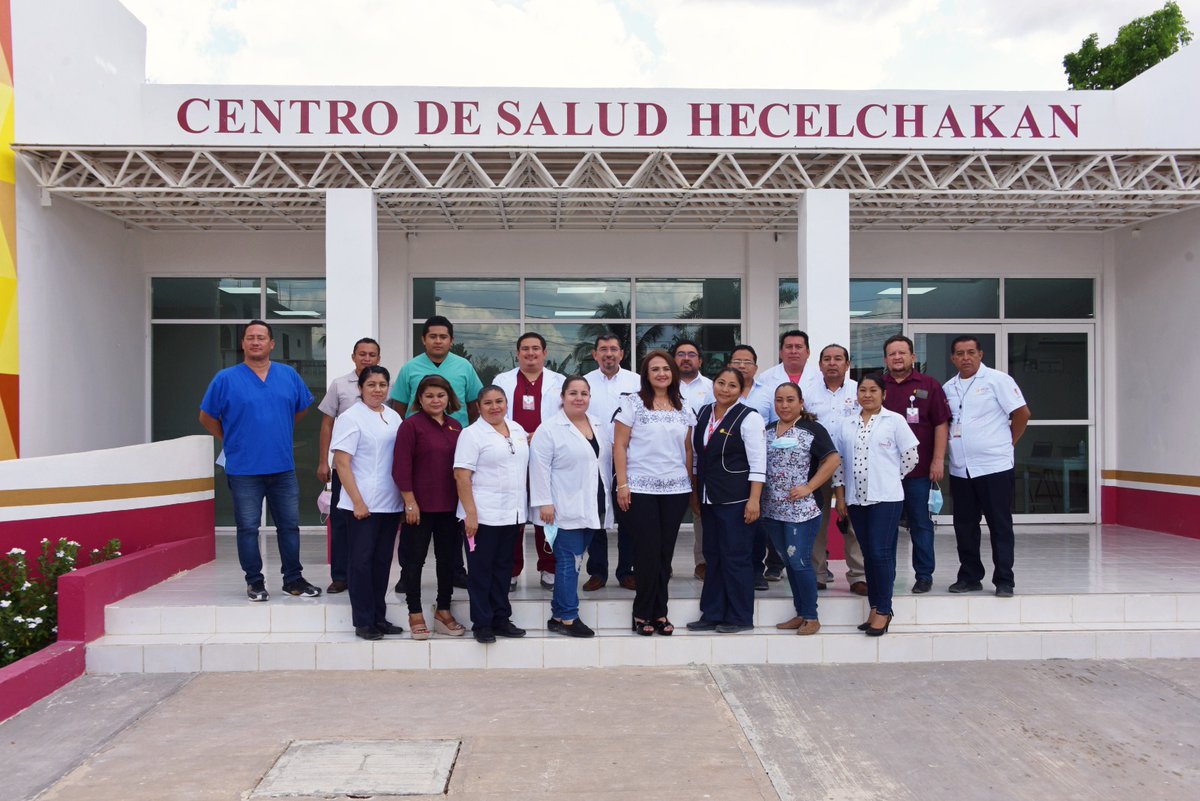 SaludCampeche's tweet photo. Con los trabajos de rehabilitación que se realizaron en los Centros de Salud de #Castamay y #Hecelchakán, se beneficia a más de 13 mil campechanos con servicios de calidad. (1/2) https://t.co/KebT53Gt5X