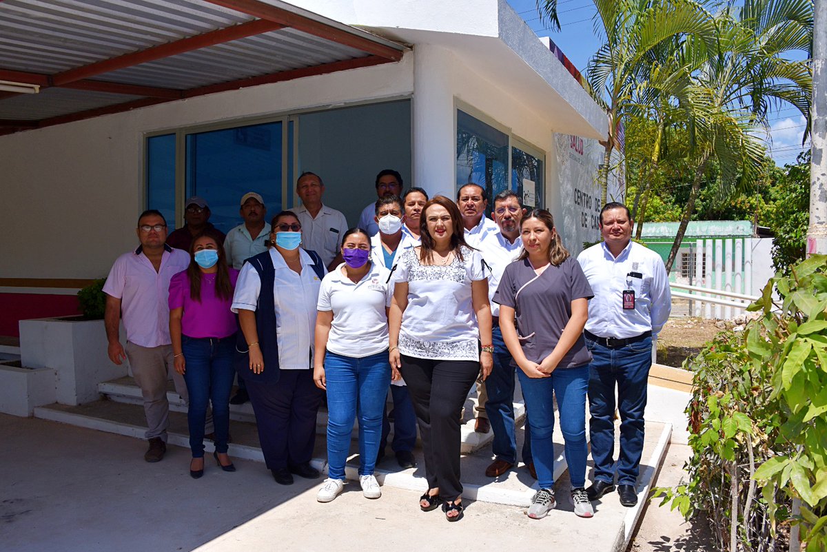 SaludCampeche's tweet photo. Con los trabajos de rehabilitación que se realizaron en los Centros de Salud de #Castamay y #Hecelchakán, se beneficia a más de 13 mil campechanos con servicios de calidad. (1/2) https://t.co/KebT53Gt5X