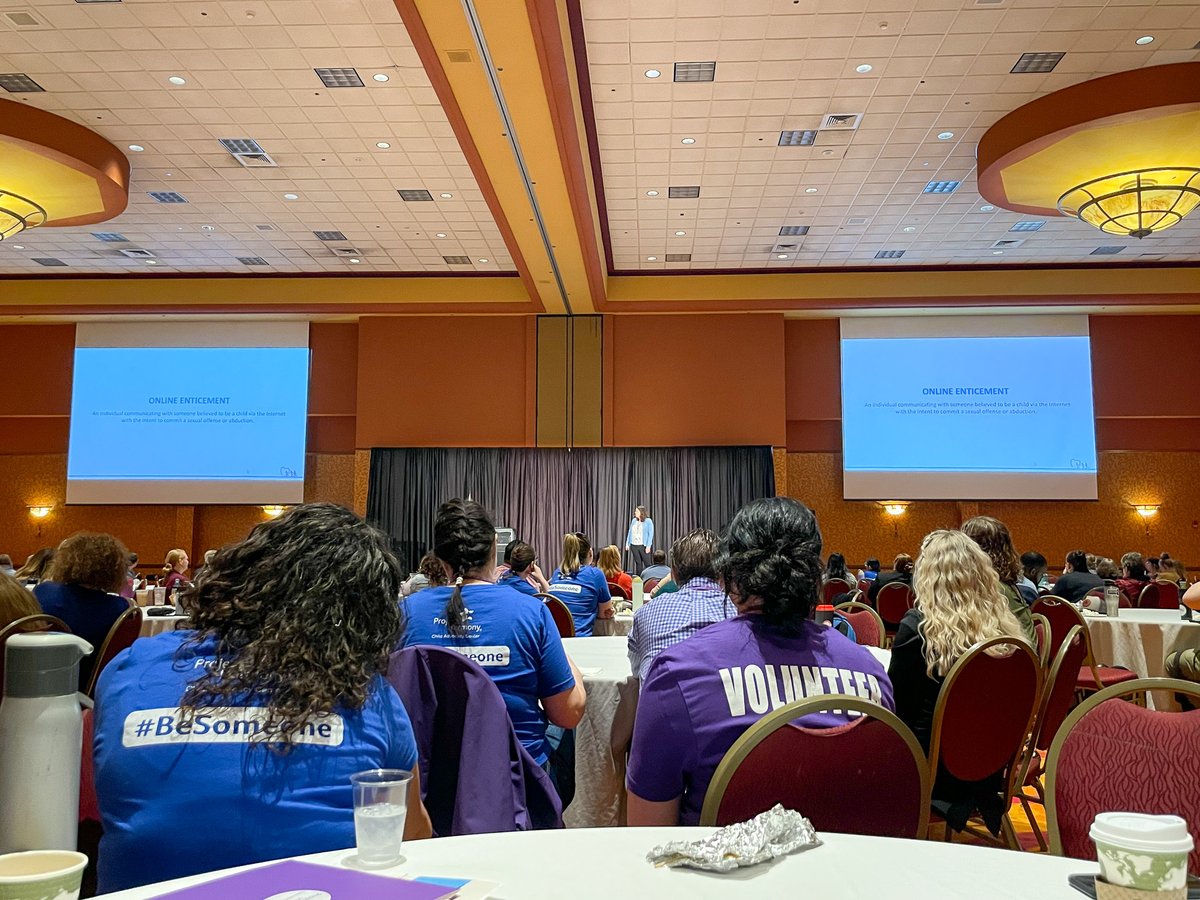 ProjectHarmony2's tweet photo. It’s day two of our Speaking of Children Luncheon &amp; Conference! We started with Plenary Speaker Susan Kennedy from National Center for @MissingKids to learn about emerging trends of child exploitation and how we can protect children online.  #SpeakingOfChildren23 https://t.co/KvTTWRB7Zi