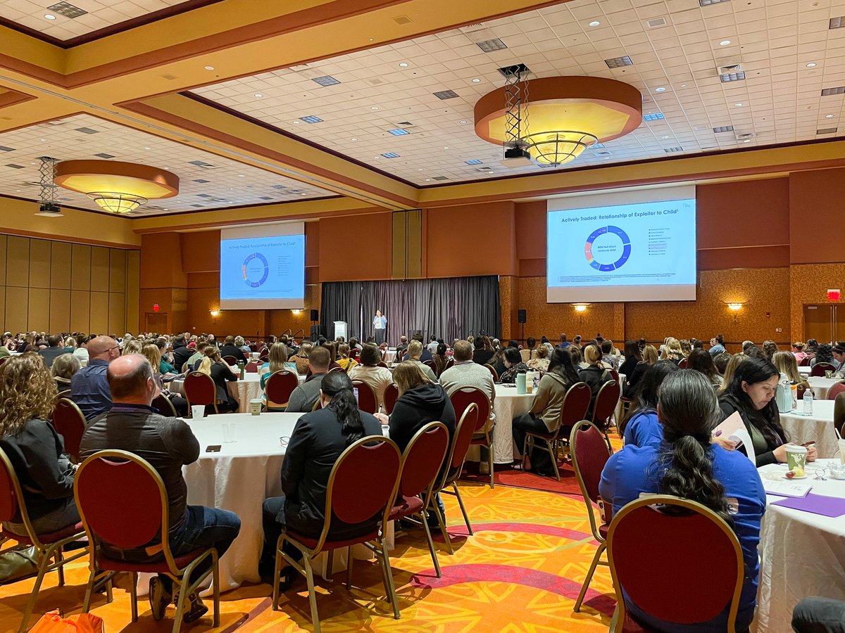 ProjectHarmony2's tweet photo. It’s day two of our Speaking of Children Luncheon &amp; Conference! We started with Plenary Speaker Susan Kennedy from National Center for @MissingKids to learn about emerging trends of child exploitation and how we can protect children online.  #SpeakingOfChildren23 https://t.co/KvTTWRB7Zi