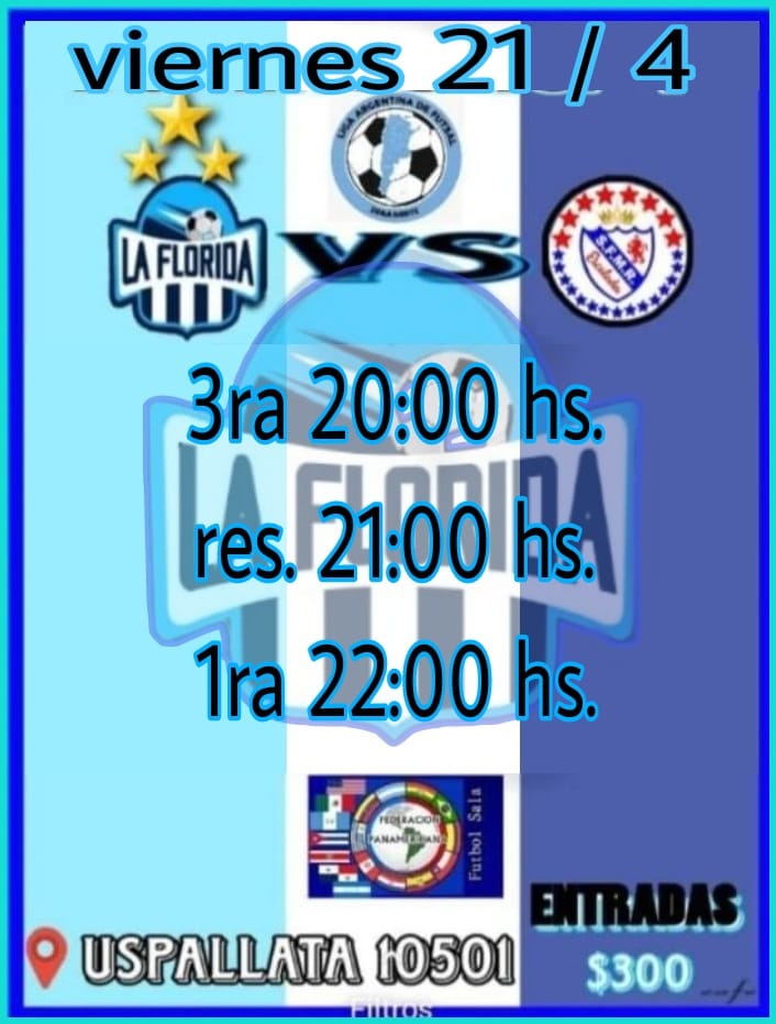 sfescalada's tweet photo. [REPROGRAMACIÓN FUTSAL]

Días y Horarios de la Fecha 1 Suspendida de Futsal. Por favor compartir, y comunicarse con los responsables de cada actividad por cualquier consulta.  

💙🤍❤ https://t.co/UA0JPSGPMz