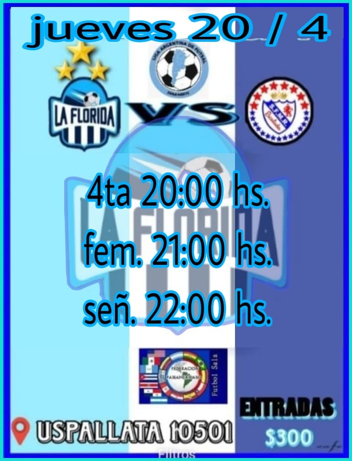 sfescalada's tweet photo. [REPROGRAMACIÓN FUTSAL]

Días y Horarios de la Fecha 1 Suspendida de Futsal. Por favor compartir, y comunicarse con los responsables de cada actividad por cualquier consulta.  

💙🤍❤ https://t.co/UA0JPSGPMz