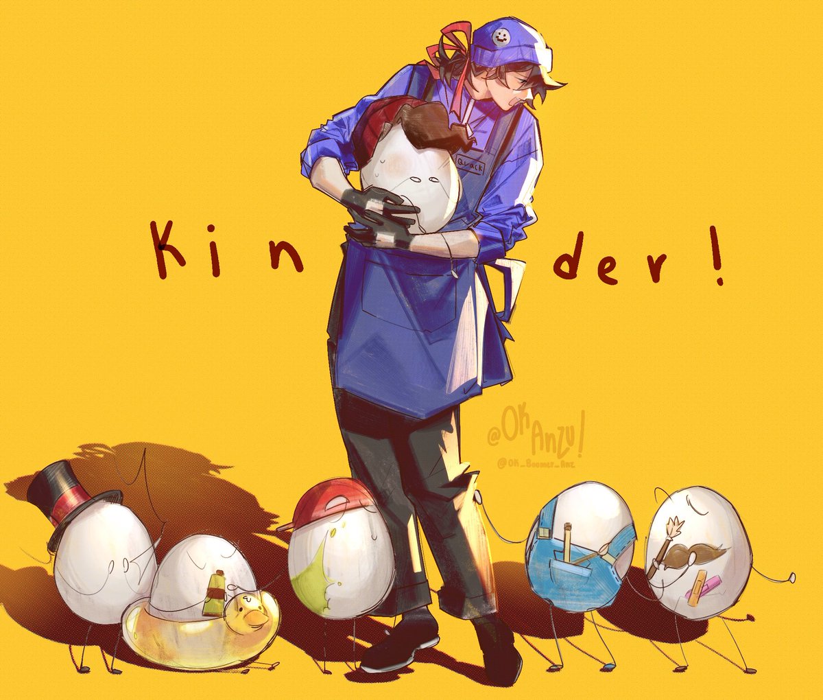 Ok_Anzu's tweet photo. Kinder garden! 🥚💛

#qsmp #qsmpfanart https://t.co/S9CE2wAZ1Z