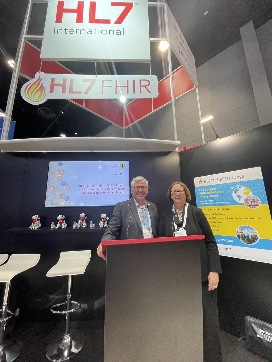 Enjoyed presenting with Matt Schuller on the Da Vinci project and CMS proposed Interoperability rules. #davinciproject #HL7 #HIMSS23 #Availity