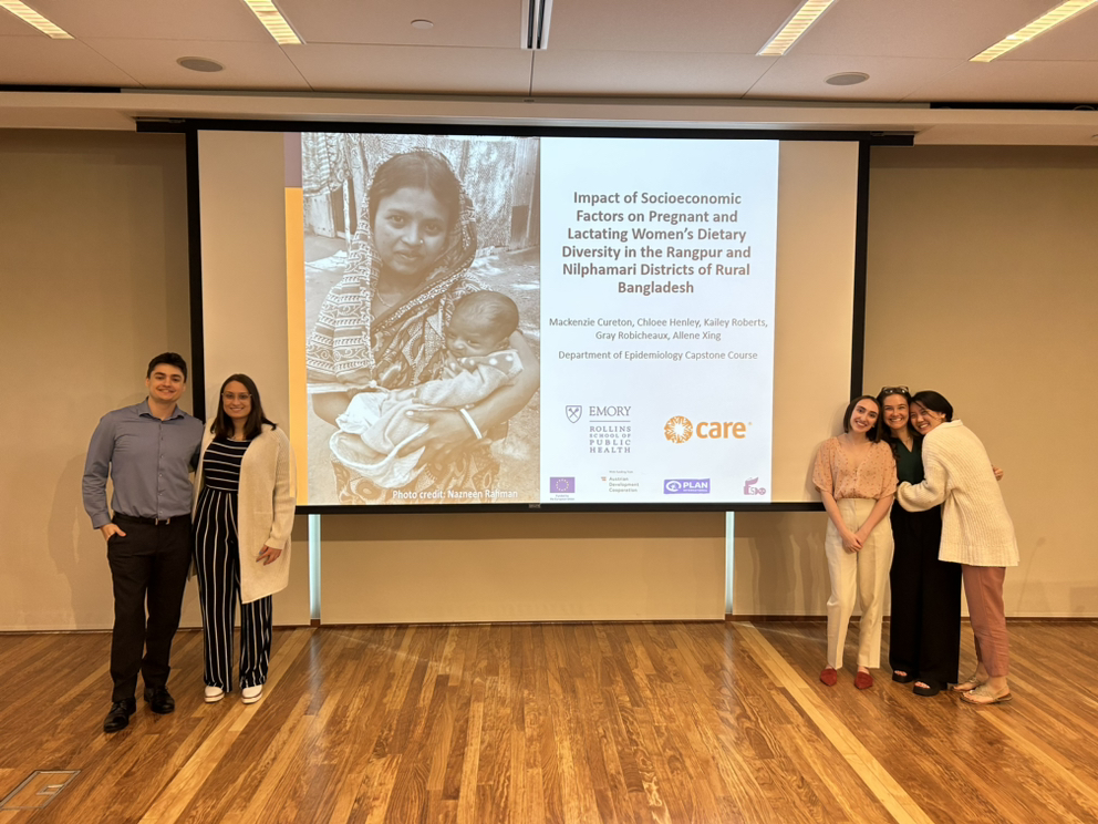 EmoryEPI's tweet photo. Yesterday, @EmoryEPI students presented the results of their semester-long analyses to @CARE, along with recommendations for future initiatives that CARE may implement when designing programs. Take a look at the projects that our students achieved! https://t.co/EHKrCtt806