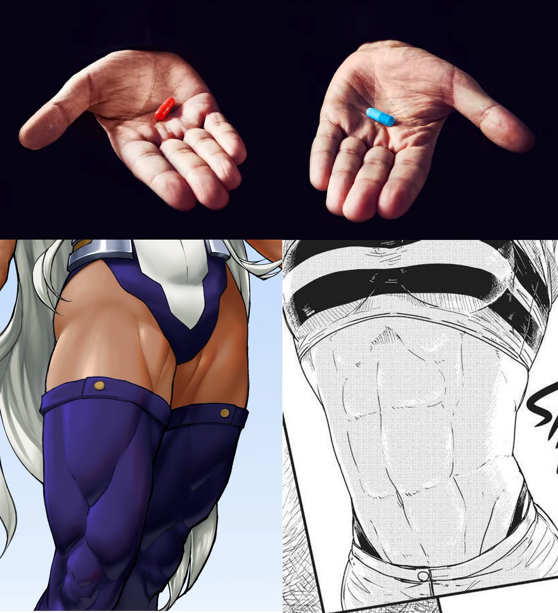 officialwheyfu's tweet photo. red pill/blue pill: Thighs or abs. Choose one.
#wheyfu https://t.co/XzLR2oCq2O