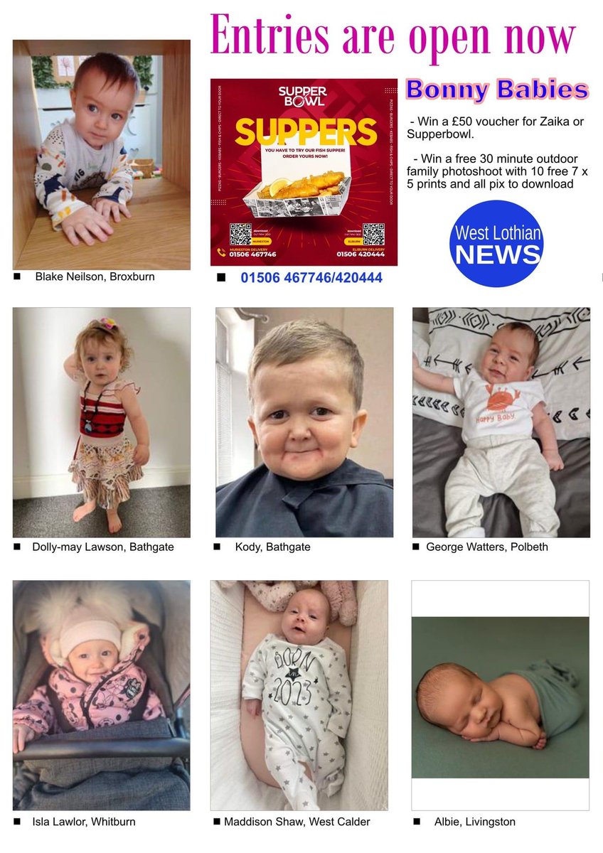 Someone uploading Hasbulla to the West Lothian Bonny baby competition has made my day😂