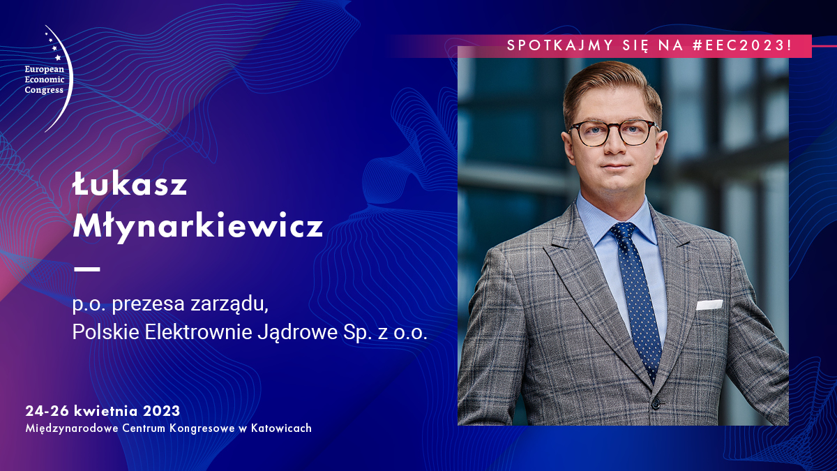 📢@EECKatowice coraz bliżej📆2⃣4⃣ kwietnia w panelu dyskusyjnym ⚛„Energetyka jądrowa”, ⏰1⃣6⃣:3⃣0⃣udział weźmie Prezes #PolskieElektrownieJądrowe dr Łukasz Młynarkiewicz. Do zobaczenia w #Katowice na #EuropejskiKongresGospodarczy
#EEC2023 #PTWPSA @miasto_katowice