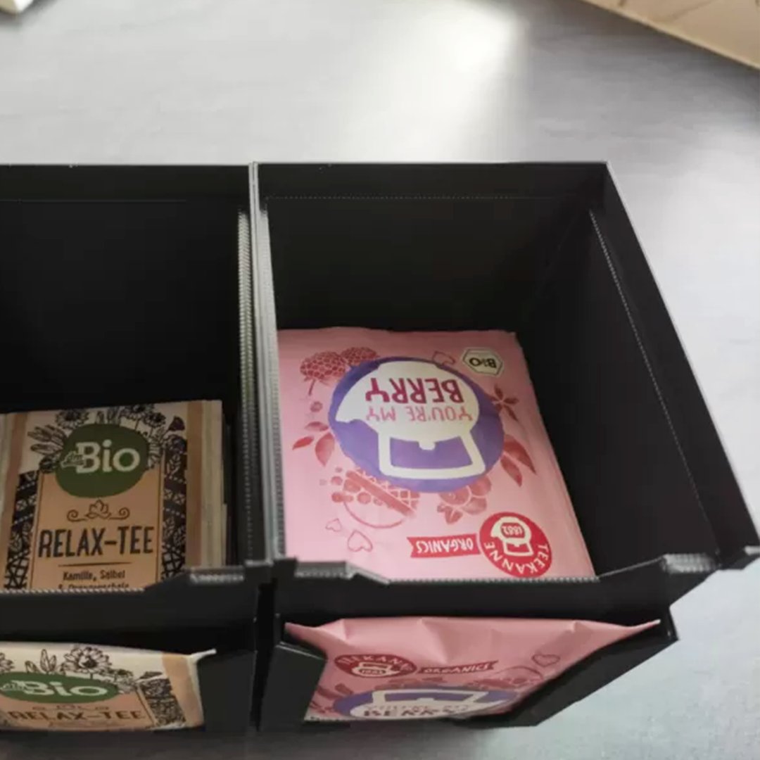 Threeding's tweet photo. Tea lovers, listen up! Say goodbye to cluttered tea cabinets and hello to organized bliss with these stackable containers. 
https://t.co/kox26IfYKM

#tealover #organizedhome #stackablecontainers https://t.co/Iw18NTnmT9