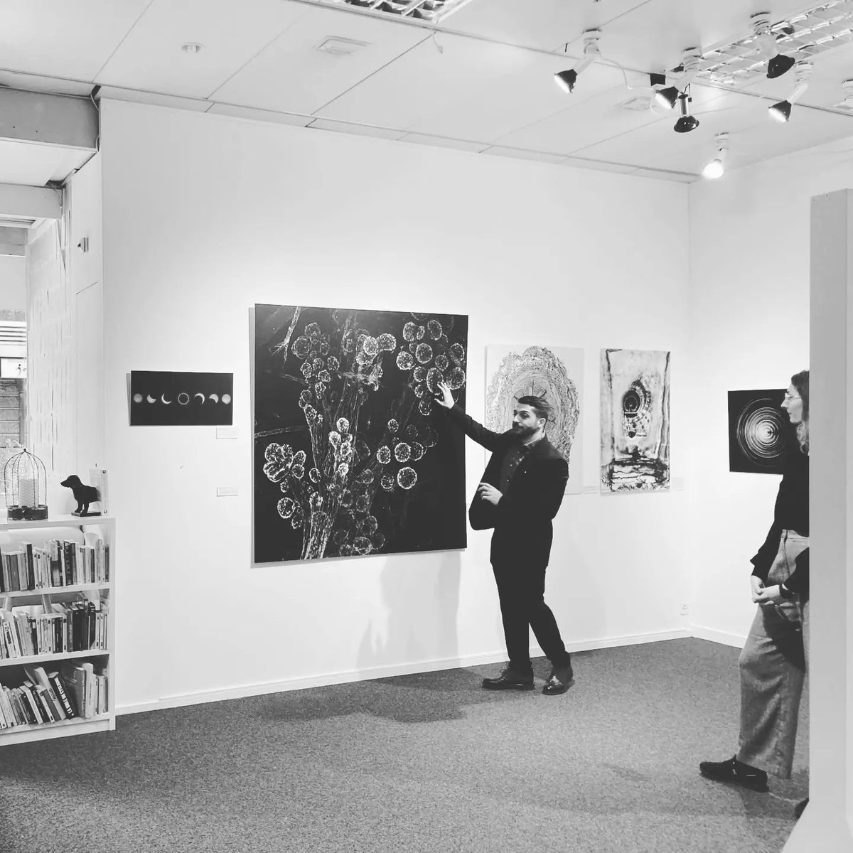 We celebrated the end of an incredible exhibition with the talks of <a href="/PignonEstelle/">Estelle Pignon</a> and <a href="/PatrikAouad/">Patrick Aouad</a> ✨️ Grateful for the #sciart discussions @mediathequeVS over the past months 🤍 a huge thank you to La Murithienne for our smooth and effortless collaboration. 
#scicomm
