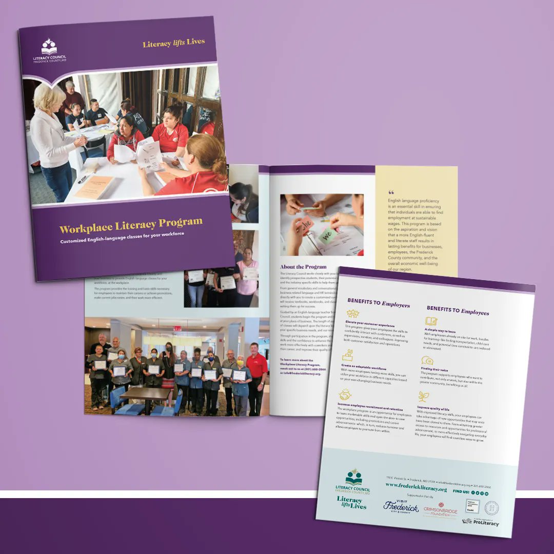 This year the Literacy Council celebrates 60 Years. Their Workplace Literacy Program has created opportunities for employers to support their staffs' literacy needs. The Postern team interviewed program leaders to develop this brochure highlighting the benefits of this program.