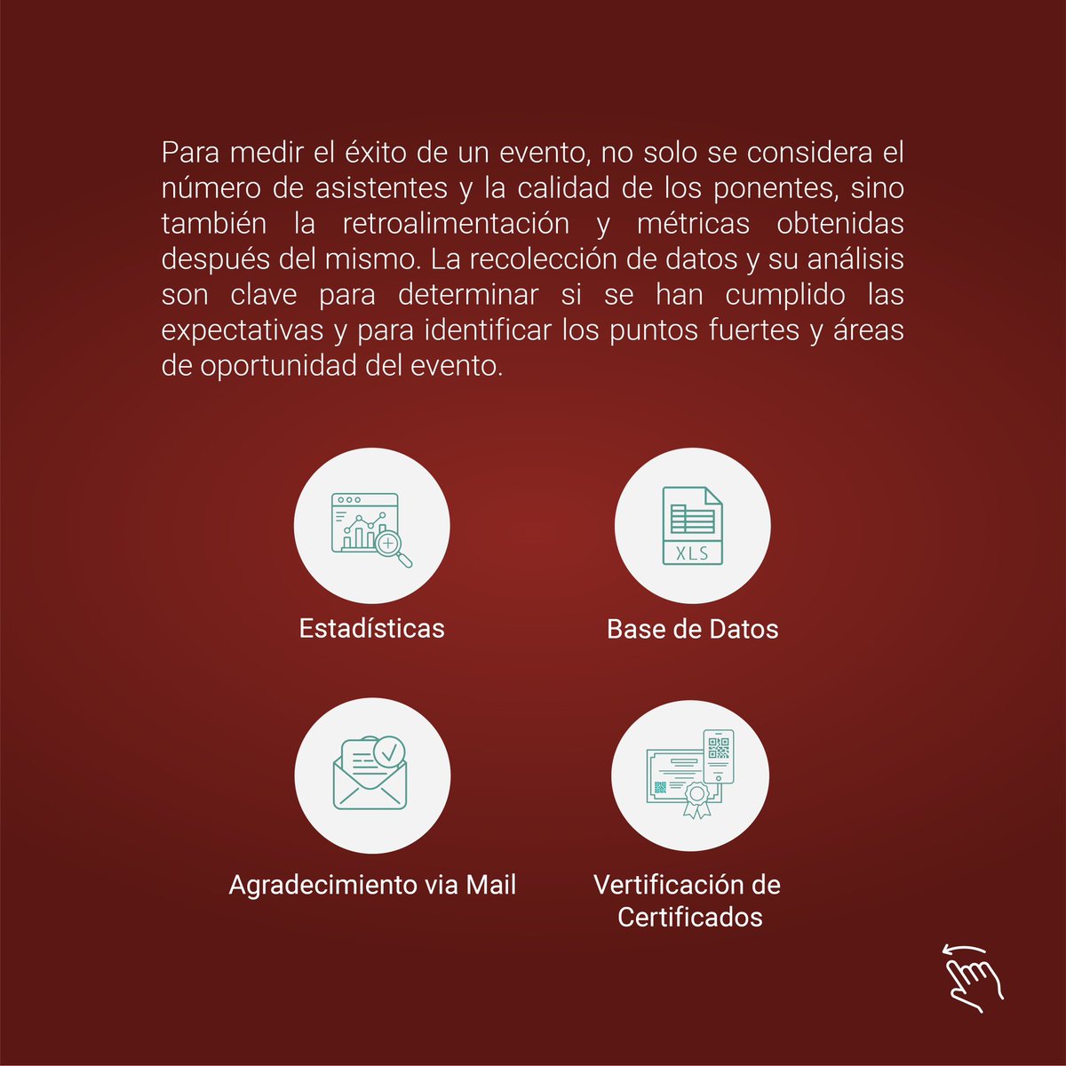 mieSimposio's tweet photo. Medimos el éxito de un evento no solo por la asistencia y la calidad de los ponentes, sino también por la retroalimentación y métricas obtenidas.
Accede a nuestra página web para que conozcas más sobre nuestras métricas. https://t.co/rW5xqvYjvm 
#postevento #evento #fases #fyp https://t.co/NTDyWuT6SF