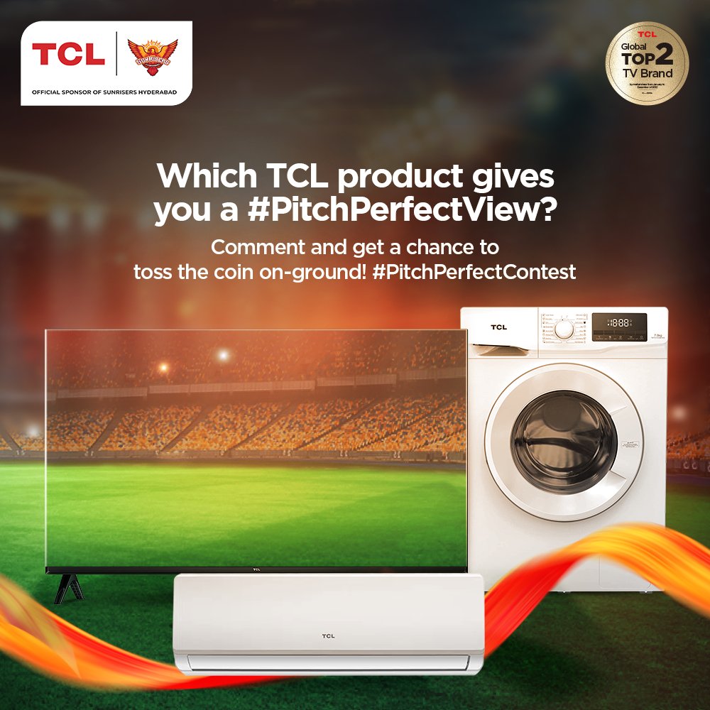 Experience a #PitchPerfectView of the field with the SRH captain! Comment below the right answer to the post and grab your #PitchPerfectChance to flip the toss on-ground on 13th May @SunRisers #TCL #InspireGreatness #sunrisershyderabad #srh #OrangeArmy