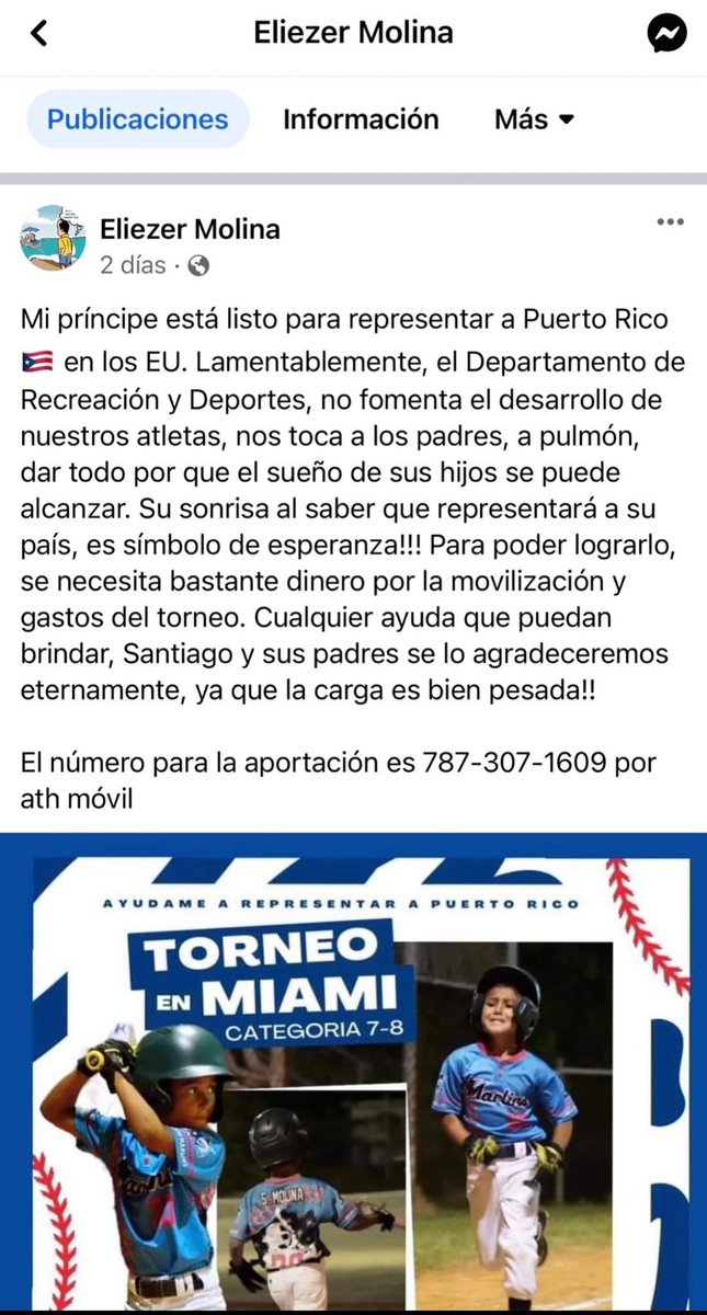 aergary's tweet photo. Hay bofetadas q se dan sin usar la mano… a días de q Eliezer lo insultara, mencionando hasta a su fallecido hermano Héctor sin justificación… Eduardo responde a su solicitud d 💵 y le envía una aportación para q su niño cumpla su sueño de ir a Jugar a USA… éxito en el deporte. https://t.co/uNW47g3j5b