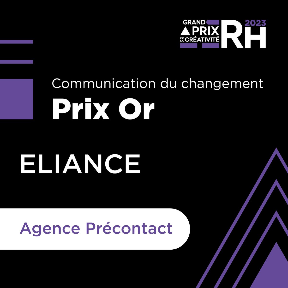 Le prix or 🥇 de la catégorie Communication du changement est attribué à <a href="/Eliance_Elevage/">Eliance - Des éleveurs. Une Ambition.</a> et l’agence <a href="/Precontact/">Contact Precautions</a> pour le projet de fusion à la signature « Des éleveurs, une ambition »

Félicitations pour ce prix 🏆

#CréaRH #Révélation #GPCRH2023 #ACCE