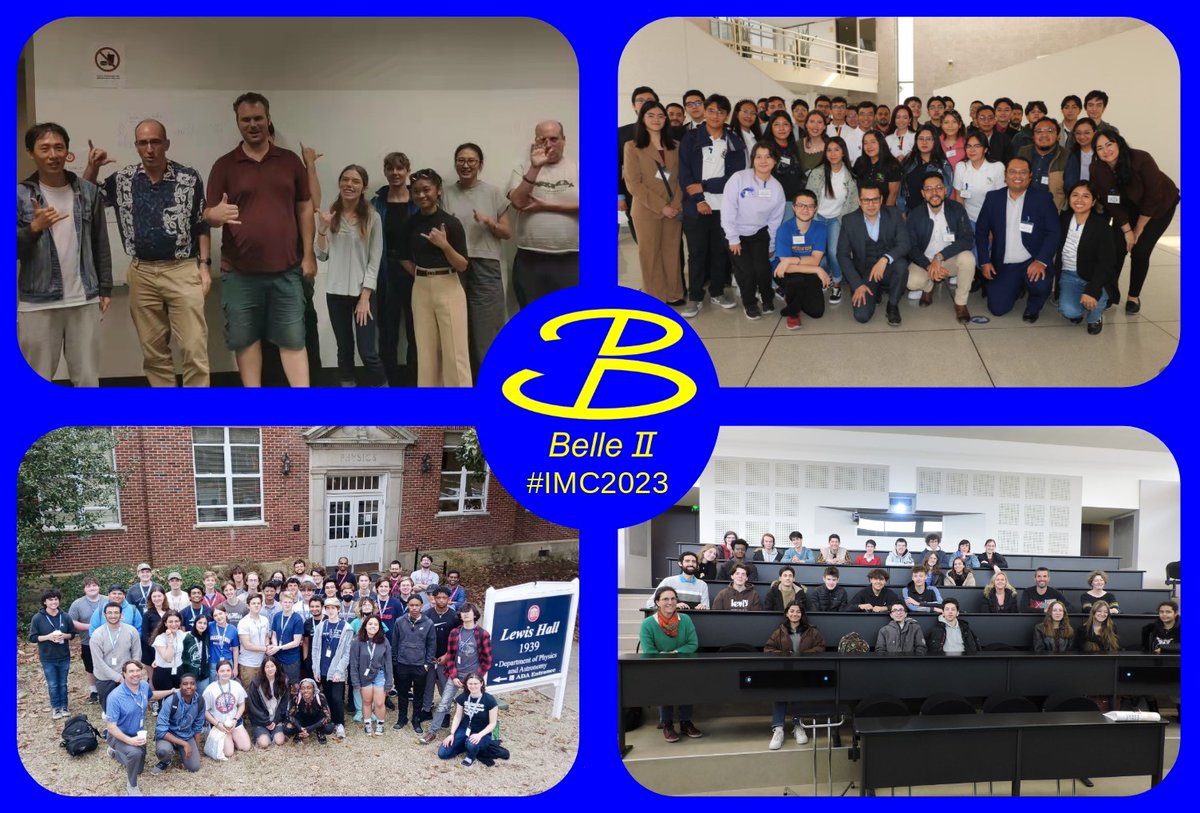belle2collab's tweet photo. This year Belle II expanded its International Masterclass programme to include students from three continents; we welcomed new institutions from Armenia, Japan, Mexico, and the USA; joining Czechia, France, Germany, Italy, and Slovenia.  #Belle2 #IMC2023 @IppogOrg https://t.co/iGE3bybEJL