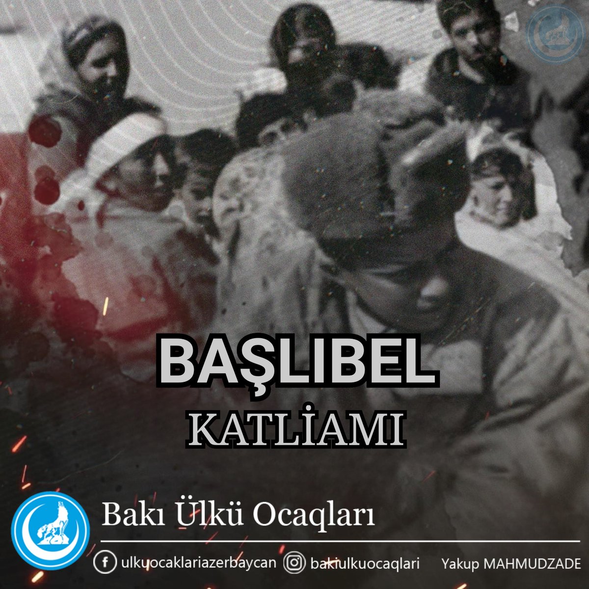 30 yıl önce Terörist Ermeni Örgütleri tarafından, Kelbecer ili'nin 2 bin nüfusu olan #Başlıbel köyünde sayı tam bilinemeyen katledilmiş şehitlerimizi rahmet, minnetle sebeb olanlarıysa lanetle anıyoruz...

#ÜlküOcakları #ÜlküOcaqları #MHP #BakıÜlküOcaqları  #TürkDünyası