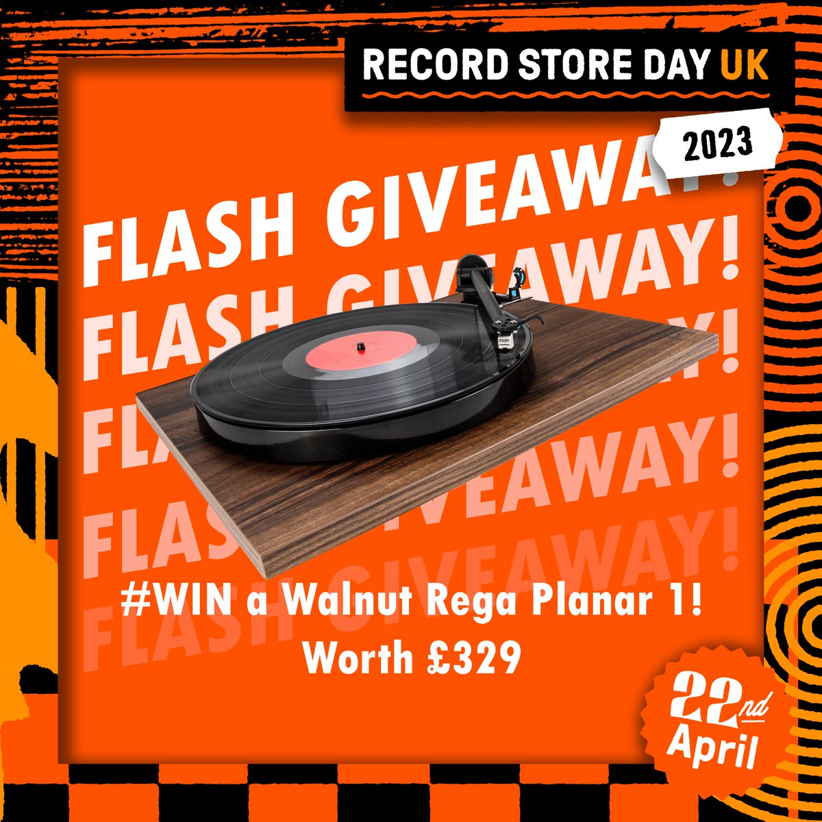 RegaResearch's tweet image. FLASH GIVEAWAY! READ FOR MORE INFO!

To celebrate this year's @RSDUK  we are giving away a free (yes, free!) Rega Planar 1 in Walnut Effect Finish! Entry is free, just follow these steps to be in for a chance at winning!

HOW TO ENTER:

STEP 1 - Follow Us!
STEP 2 - Comment and…