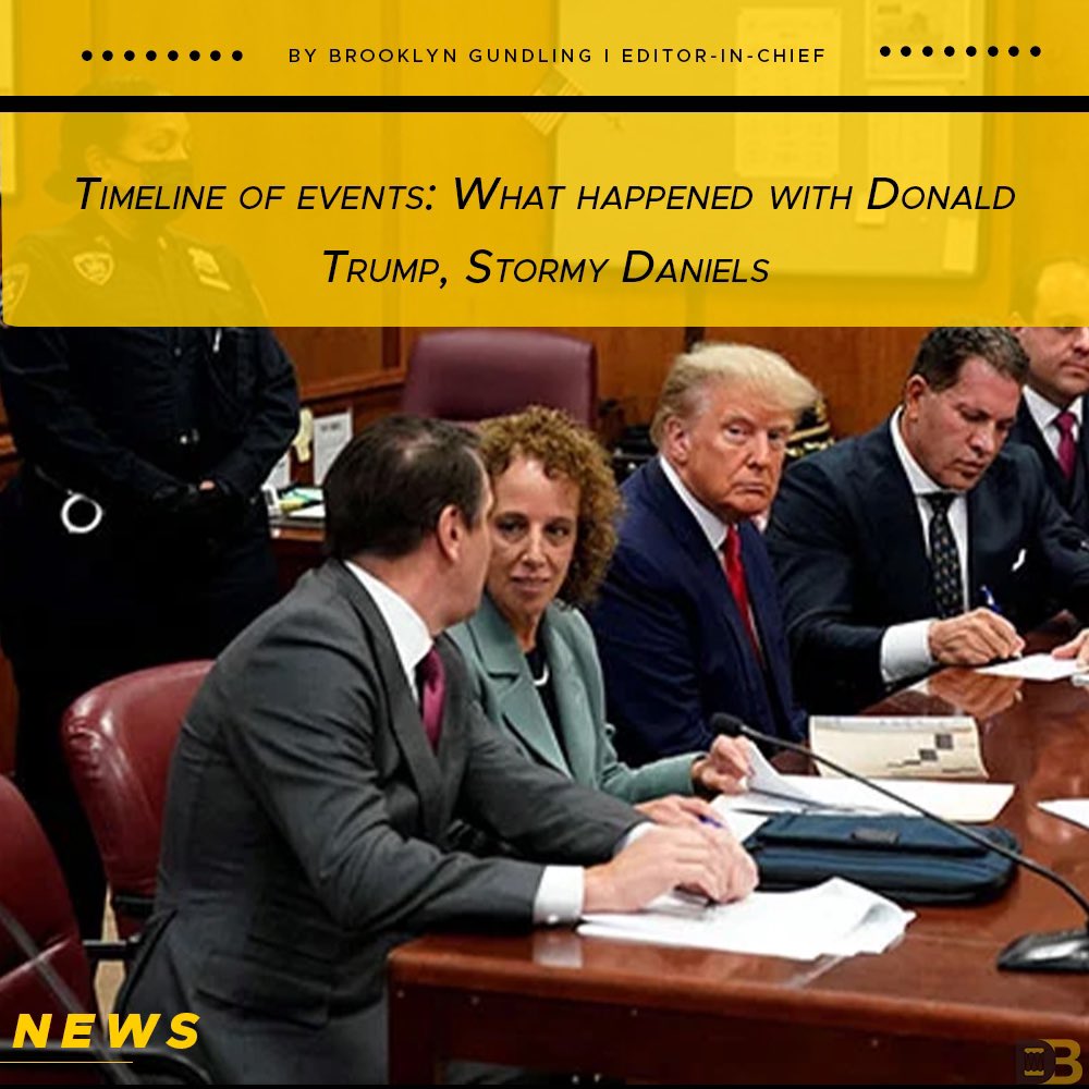 tjcdrumbeat's tweet photo. Editor-in-Chief Gundling breaks down the timeline of events involving Donald Trump and Stormy Daniels in her new article.
.
.
.
For more information visit The DrumBeat website or pick up a paper on campus! https://t.co/tyyYwagMfV