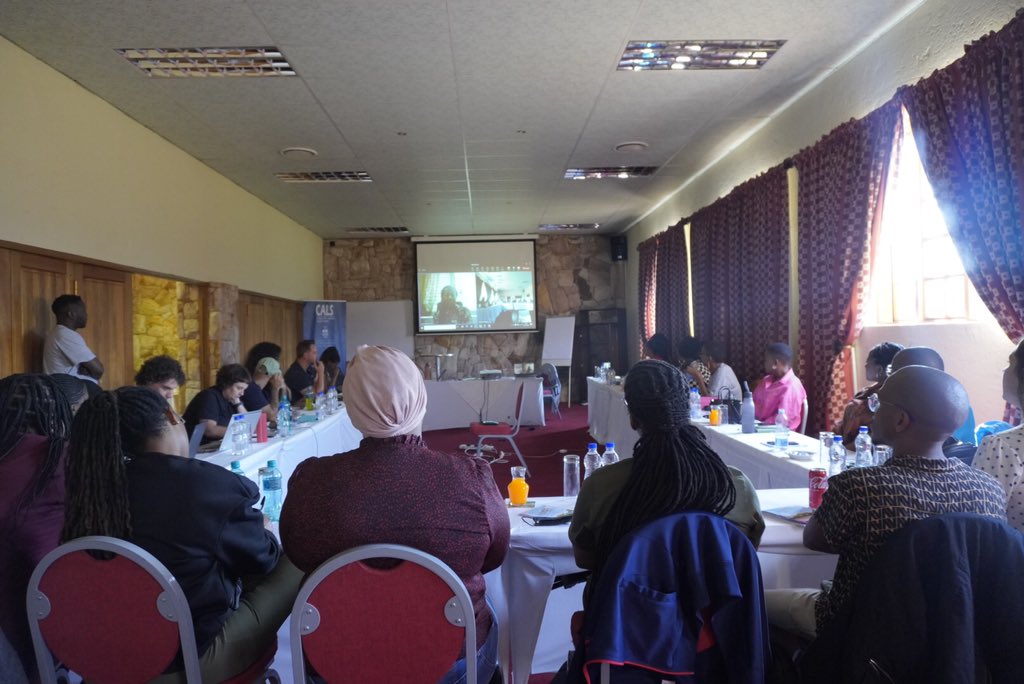 ProtestZa's tweet photo. [Strategic Planning]

Day 1 of @CALS_ZA high level strategic planning meeting. @CoruscaKhaya talking us through navigating political and social crisis as civil society organisations.

#Right2Protest 
#ProtestZA 
#MovementBuilding https://t.co/2ftAfloIGq