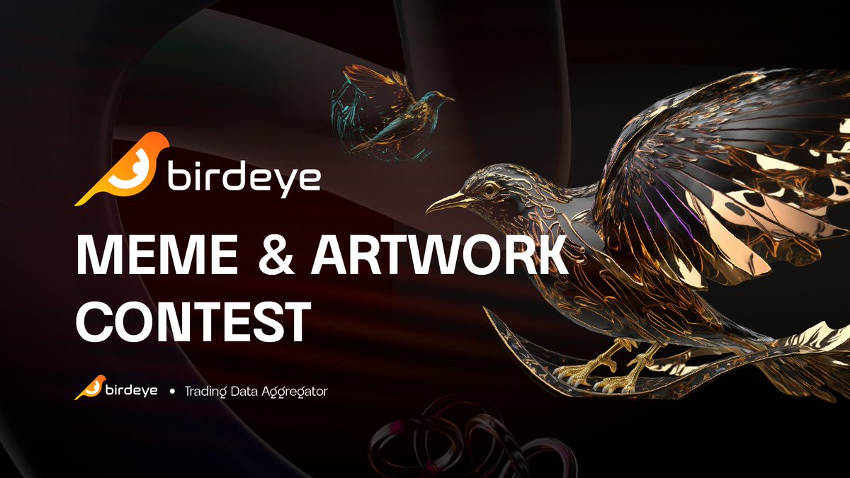 birdeye_so's tweet image. 🔥 @birdeye_so Meme &amp;amp; Artwork - @taskonxyz Campaign

We are now starting the Meme and Artwork Contest to join #AIDOGE #PEPE #MEME revolution🎉 

🎁 Rewards: Mystery! 
📆 Date: 19th April - 30th April 

Join our Discord and Zealy to start: 
zealy.io/c/birdeyecrew3

#Birdeye
