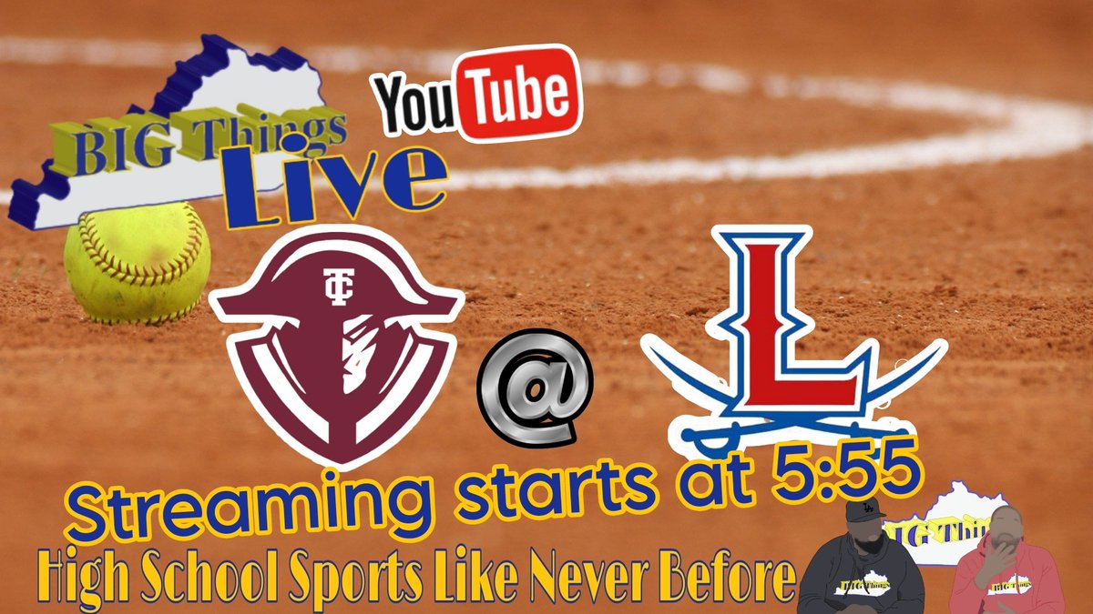 🥎🚨Thur 4/20🚨🥎
Live High School Softball
11th Region 43rd District matchup
<a href="/TatesCreekSftbl/">Tates Creek Softball</a> at @GeneralsSb 
Here's the link ⬇️⬇️⬇️
youtube.com/live/p09Ad0-tN…
#BigThings