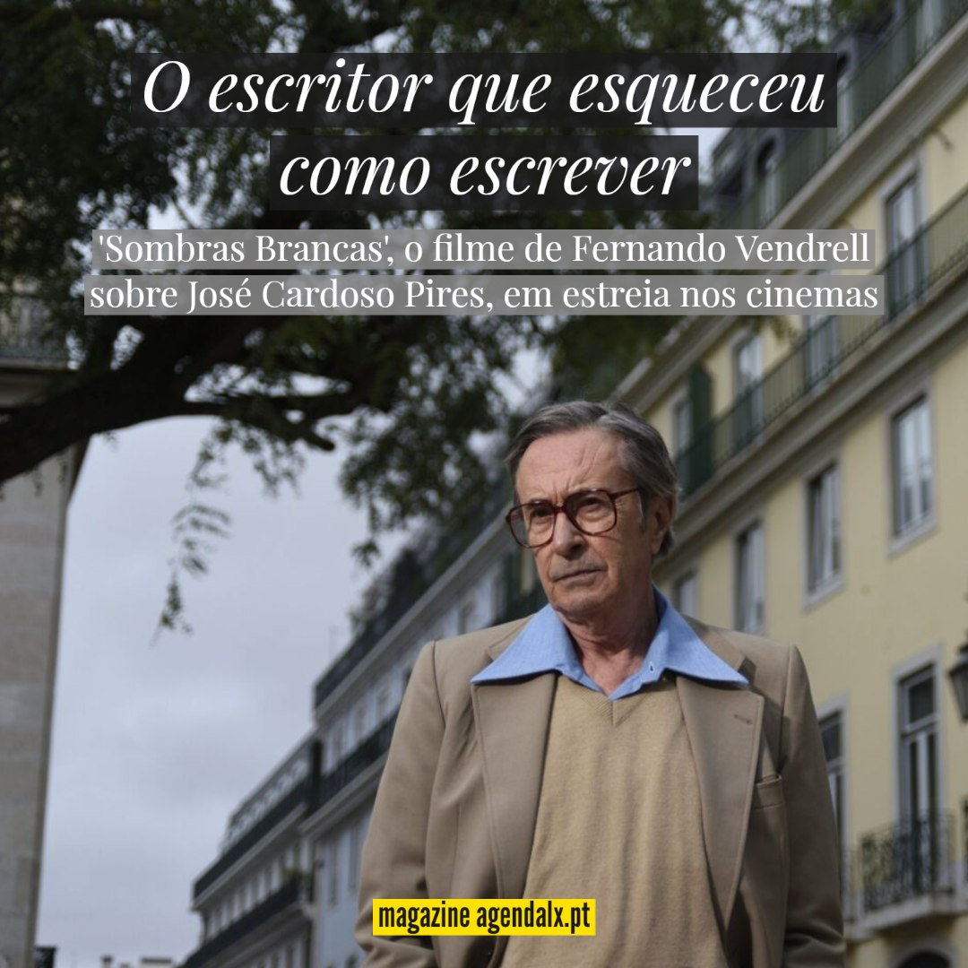AgendaLisboa's tweet photo. 'Sombras Brancas', o filme de #FernandoVendrell sobre #JoséCardosoPires, chega amanhã às salas de cinema.
https://t.co/JHRR3BxggH https://t.co/IseIcivW9a